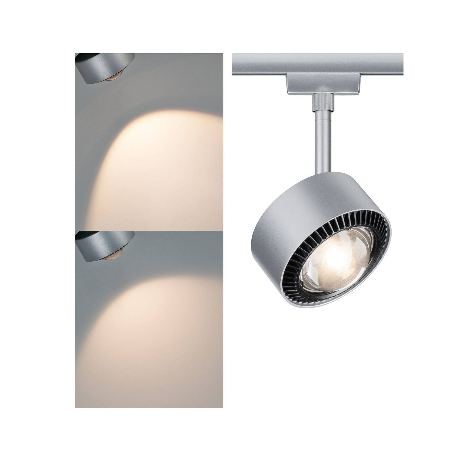Paulmann LED-Spot Aldan URail 2.700K chrom matt Paulmann LED-Spot Aldan URail 2.700K chrom matt von Paulmann