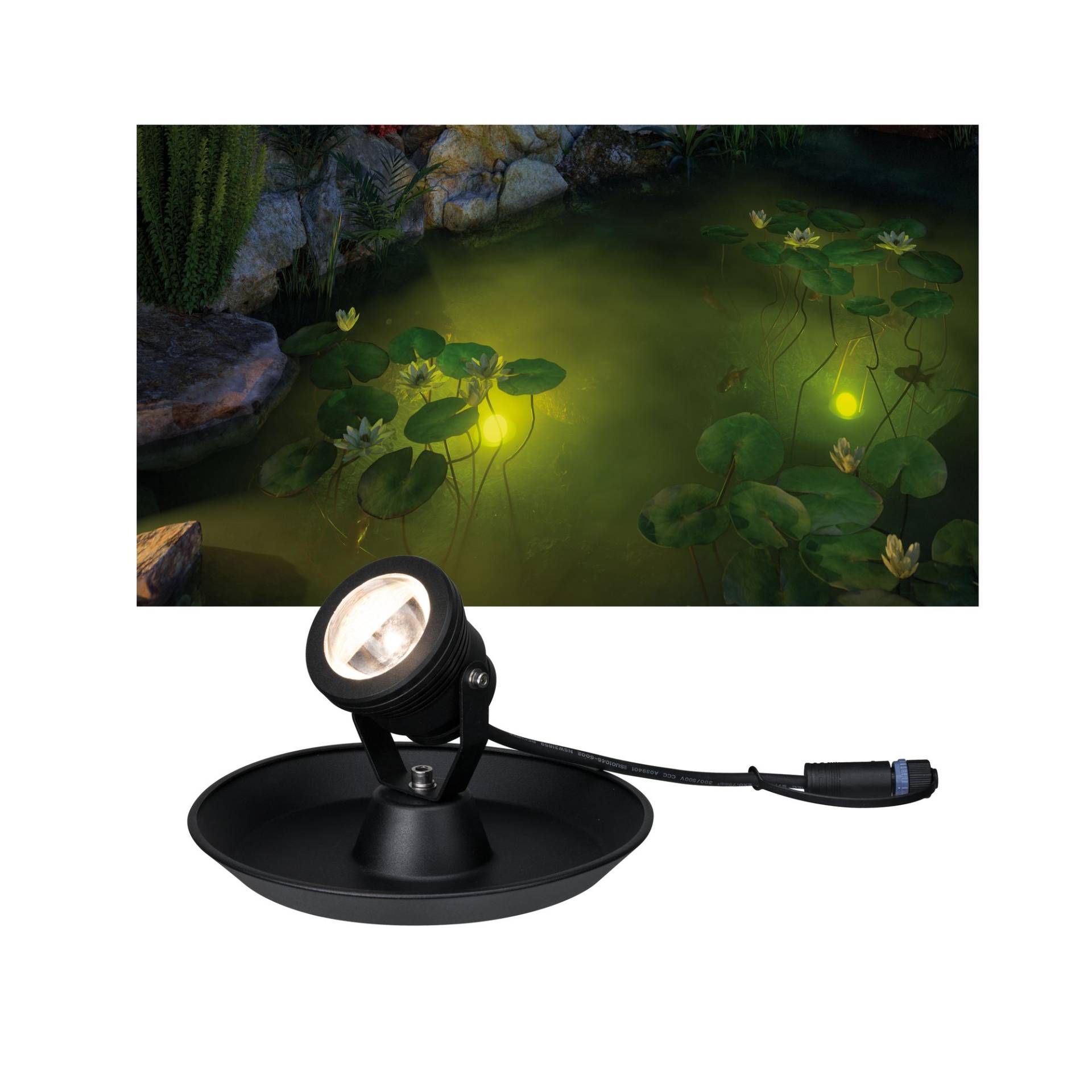 Paulmann LED-Spot 'Plug & Shine Underwater' schwarz Paulmann LED-Spot 'Plug & Shine Underwater' schwarz von Paulmann