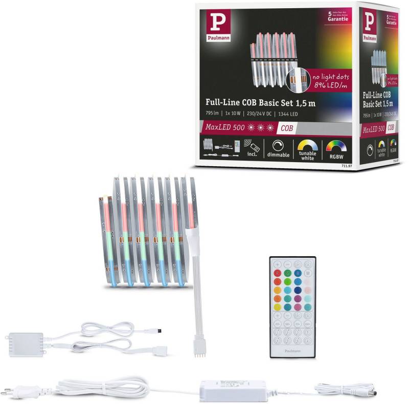 Paulmann LED-Streifen MaxLED 500 LED Strip RGBW 530lm/m 896 LEDs/m RGBW, Memoryfunktion, Farbwechsler, Farbsteuerung, Dimmer Paulmann LED-Streifen MaxLED 500 LED Strip RGBW 530lm/m 896 LEDs/m RGBW, Memoryfunktion, Farbwechsler, Farbsteuerung, Dimmer von Paulmann