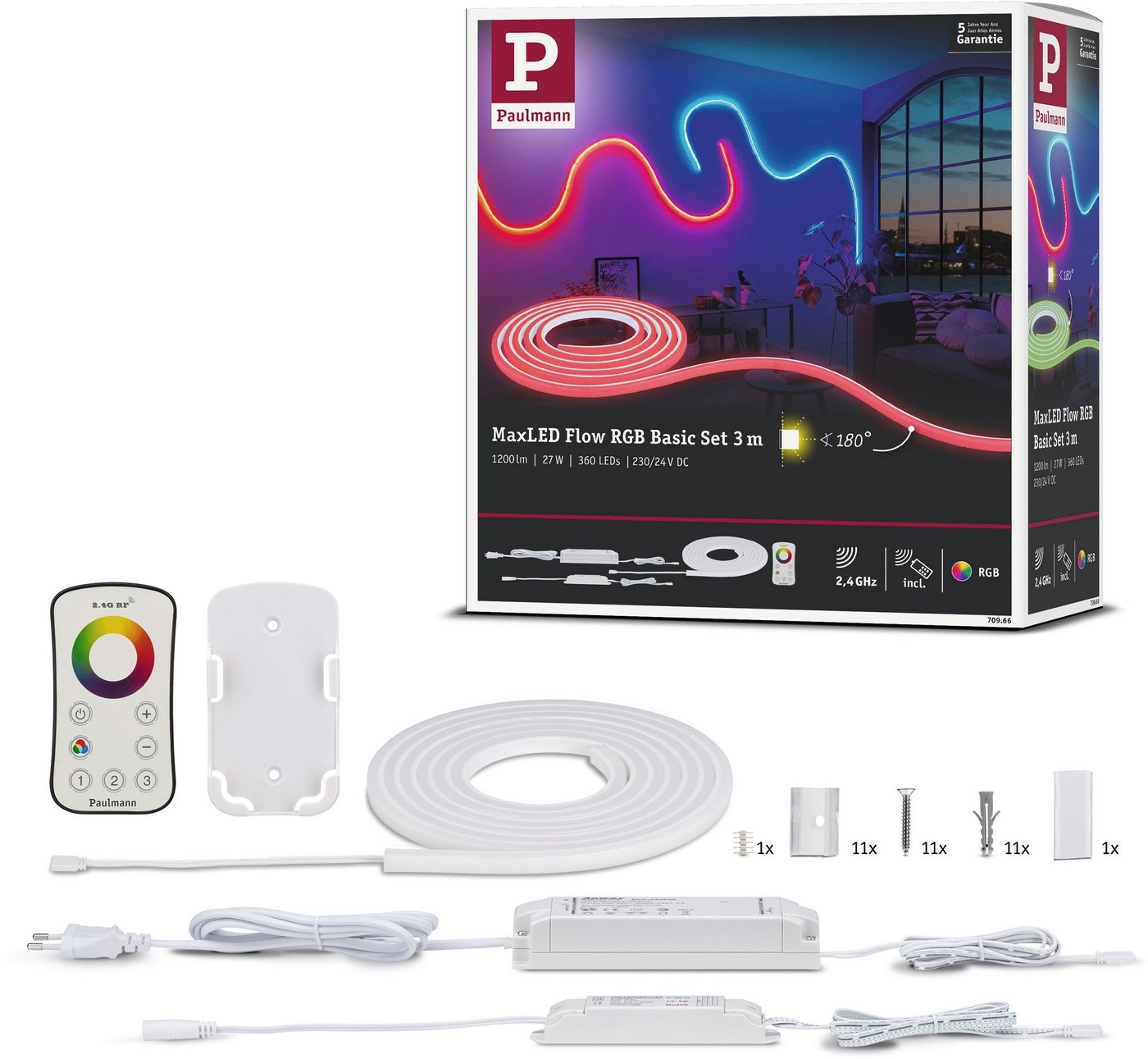 Paulmann LED-Streifen MaxLED Flow RGB Basic Set 3m von Paulmann