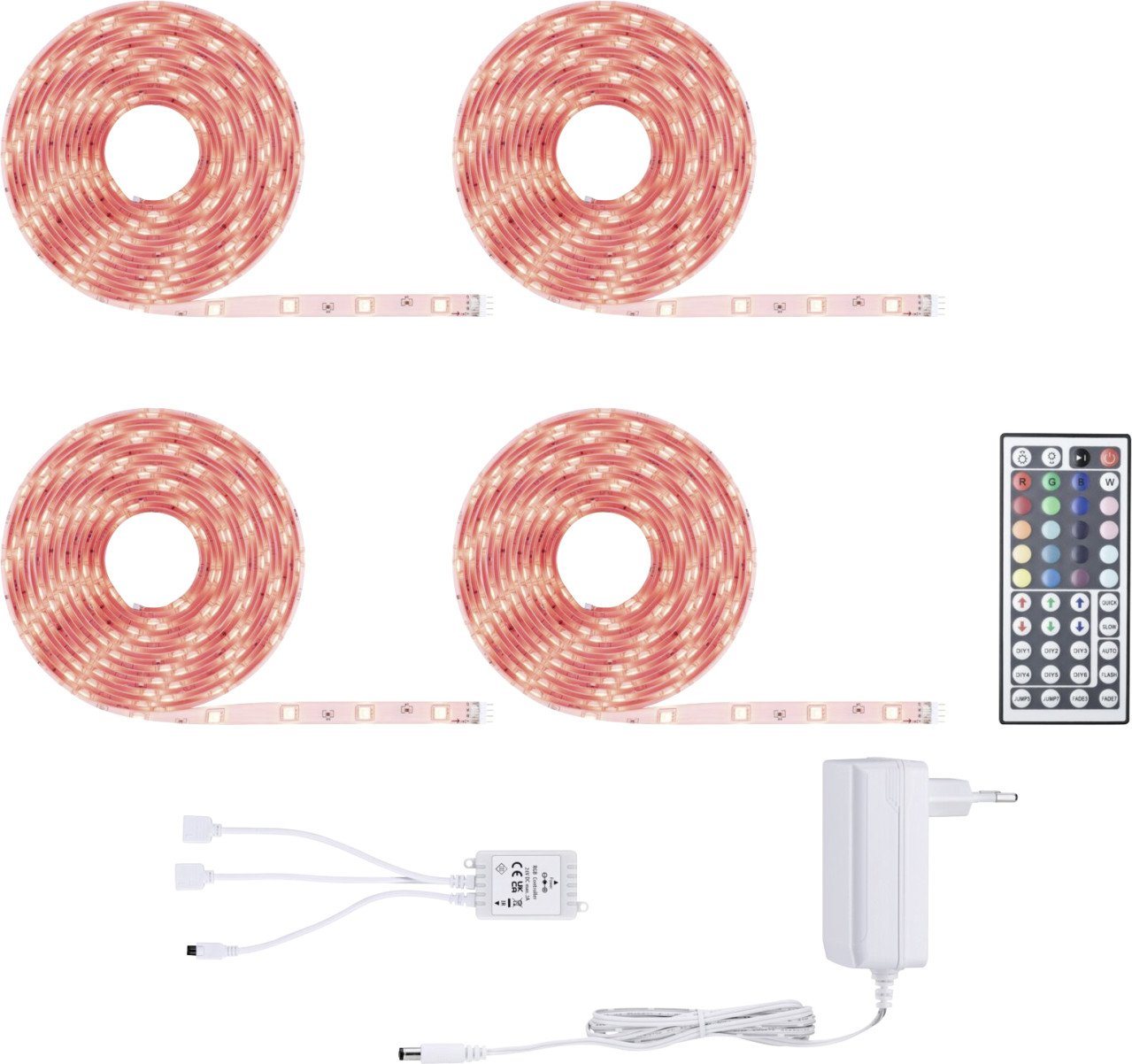 Paulmann LED-Streifen Paulmann LED Stripe SimpLED Komplettset 20 m RGB, Dimmbar nicht Smart Home-fähig ohne Bewegungsmelder Paulmann LED-Streifen Paulmann LED Stripe SimpLED Komplettset 20 m RGB, Dimmbar nicht Smart Home-fähig ohne Bewegungsmelder von Paulmann