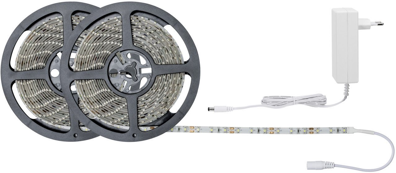 Paulmann LED-Streifen Paulmann SimpLED-Stripe Set weiß 10m, Nicht dimmbar nicht Smart Home-fähig ohne Bewegungsmelder Paulmann LED-Streifen Paulmann SimpLED-Stripe Set weiß 10m, Nicht dimmbar nicht Smart Home-fähig ohne Bewegungsmelder von Paulmann