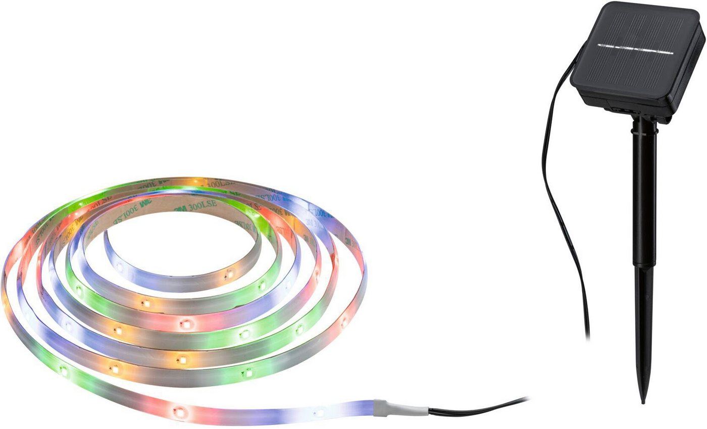 Paulmann LED-Streifen Solar mit Dämmerungssensor IP44 3m RGB 0,3W Schwarz, 1-flammig Paulmann LED-Streifen Solar mit Dämmerungssensor IP44 3m RGB 0,3W Schwarz, 1-flammig von Paulmann