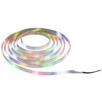 Paulmann LED-Stripe Solar 3 m Dämmerungssensor Akku schwarz kürzbar RGB LED-Stripe von Paulmann