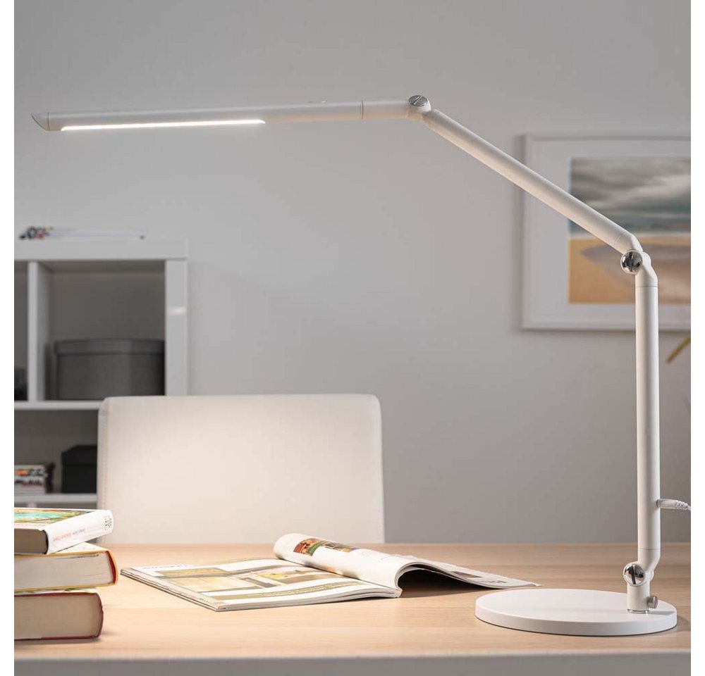 Paulmann LED Tischleuchte LED Tischleuchte Flexbar in Weiß 10,6W 700lm, keine Angabe, Leuchtmittel enthalten: Ja, fest verbaut, LED, warmweiss, Tischleuchte, Nachttischlampe, Tischlampe von Paulmann