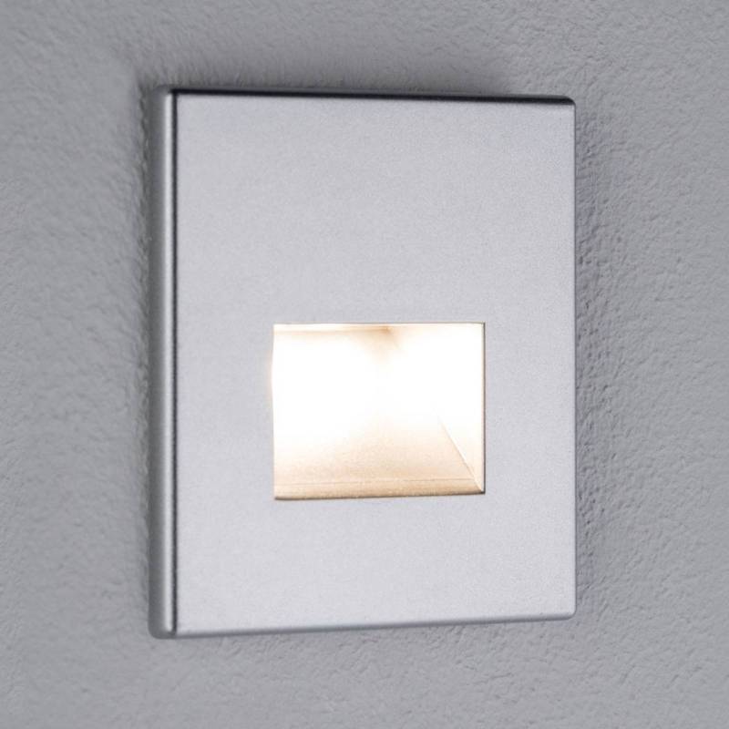 Paulmann LED-Wandeinbauleuchte Edge, chrom matt von Paulmann