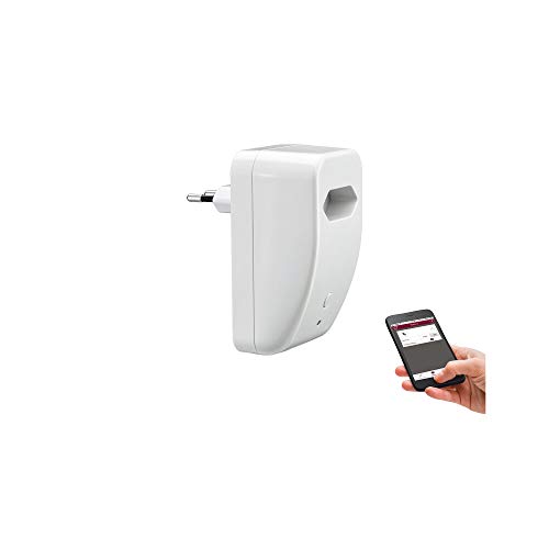 Paulmann 500.19 SmartHome Bluetooth EuroPlug Zwischen-Stecker Schalter max. 400W 230V AC Weiß 50019 Konverter Bluetooth von Paulmann