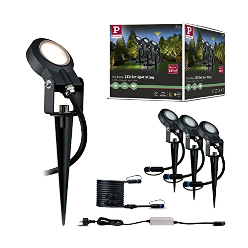 Paulmann Leuchten Paulmann 93696 Outdoor Plug & Shine 3er-Set Spot Sting Basisset IP67 3000K 3 x 6W Paulmann Leuchten Paulmann 93696 Outdoor Plug & Shine 3er-Set Spot Sting Basisset IP67 3000K 3 x 6W von Paulmann