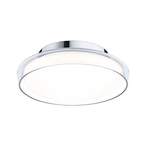 Paulmann Luena LED-Feuchtraumleuchte LED 11.5W Warmweiß Glas, Chrom von Paulmann