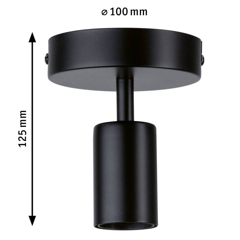 Paulmann Malja Deckenleuchte in Schwarz Paulmann Malja Deckenleuchte in Schwarz von Paulmann