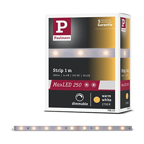 Paulmann MaxLED 250 Stripe 1m Warmweiß IP20 2700K Paulmann MaxLED 250 Stripe 1m Warmweiß IP20 2700K von Paulmann
