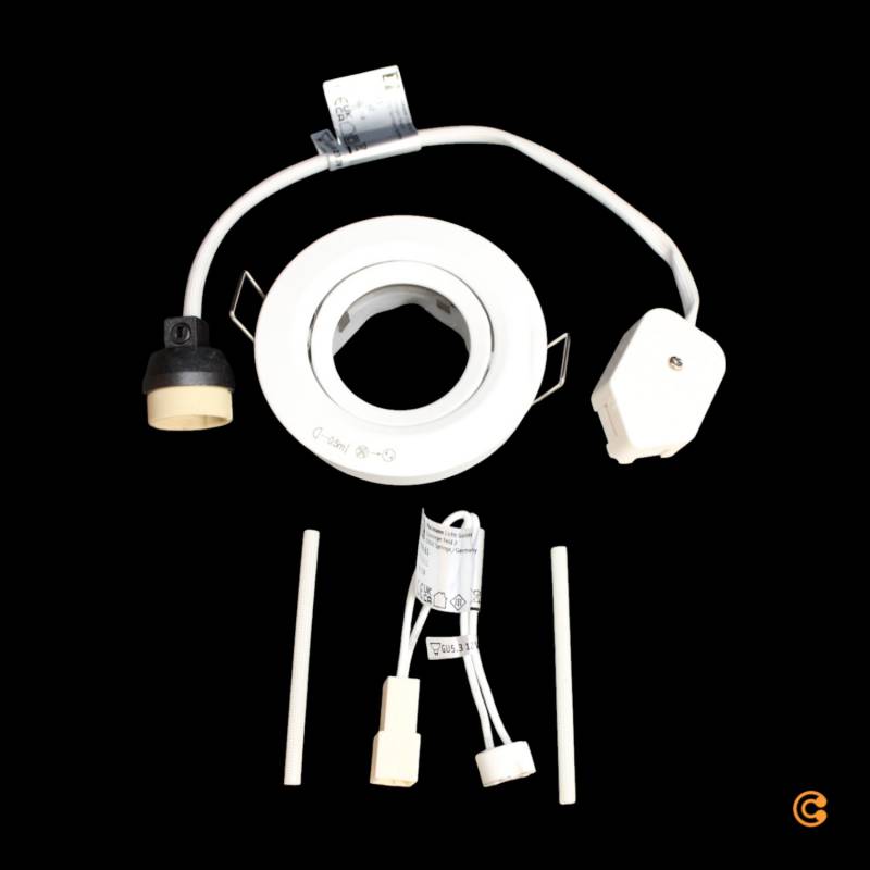 Paulmann Nova Bad Einbauleuchte Einbaulampe Deckenlampe Gu10 1 Fl Weiß 3 Stück B-Ware von Paulmann