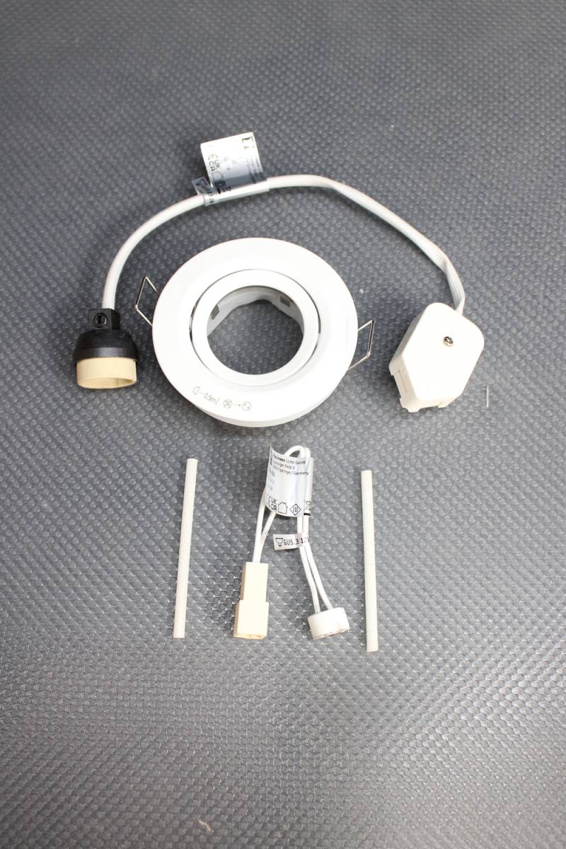 Paulmann Nova Bad Einbauleuchte Einbaulampe Deckenlampe Lampe Gu10 Weiß 3 Stück B-Ware von Paulmann