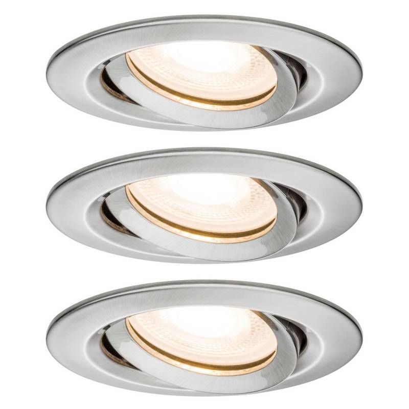 Paulmann Nova LED-Einbauspot, dimmbar, IP65, Eisen von Paulmann