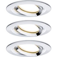 Paulmann Nova Plus Bad-Einbauleuchte 3er Set LED LED 20.4 W IP65 Chrom von Paulmann