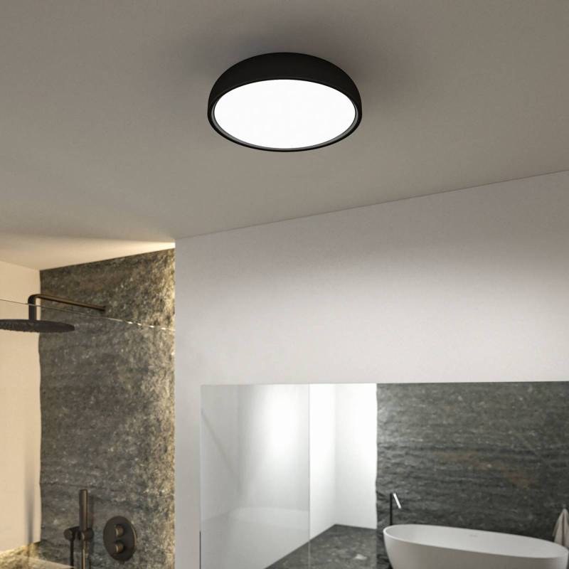 Paulmann Oka LED-Deckenleuchte IP44 CCT schwarz Paulmann Oka LED-Deckenleuchte IP44 CCT schwarz von Paulmann