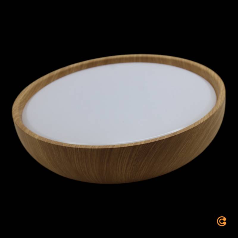Paulmann Oka Led Deckenleuchte Ip44 Cct Holzoptik Deckenlampe Lampe Leuchte Spot B-Ware von Paulmann