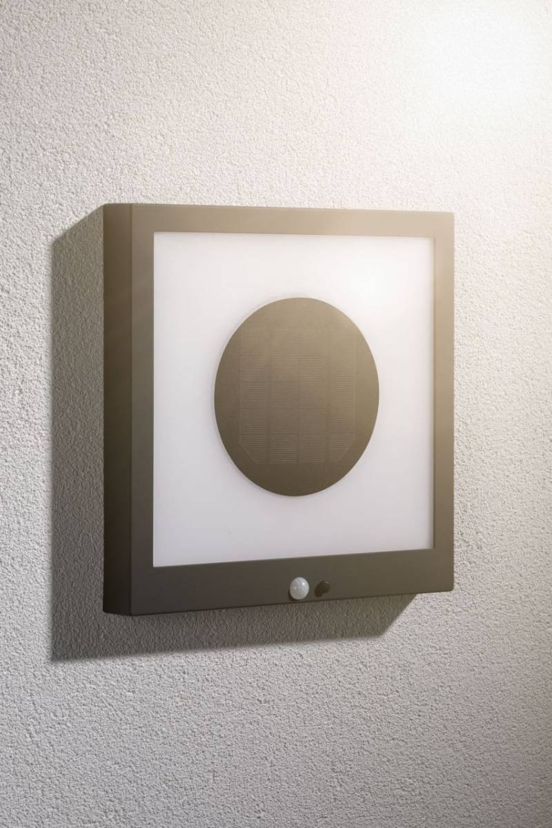 Paulmann Outdoor Solar Panel Taija anthrazit warmweiß Bewegungsmelder von Paulmann