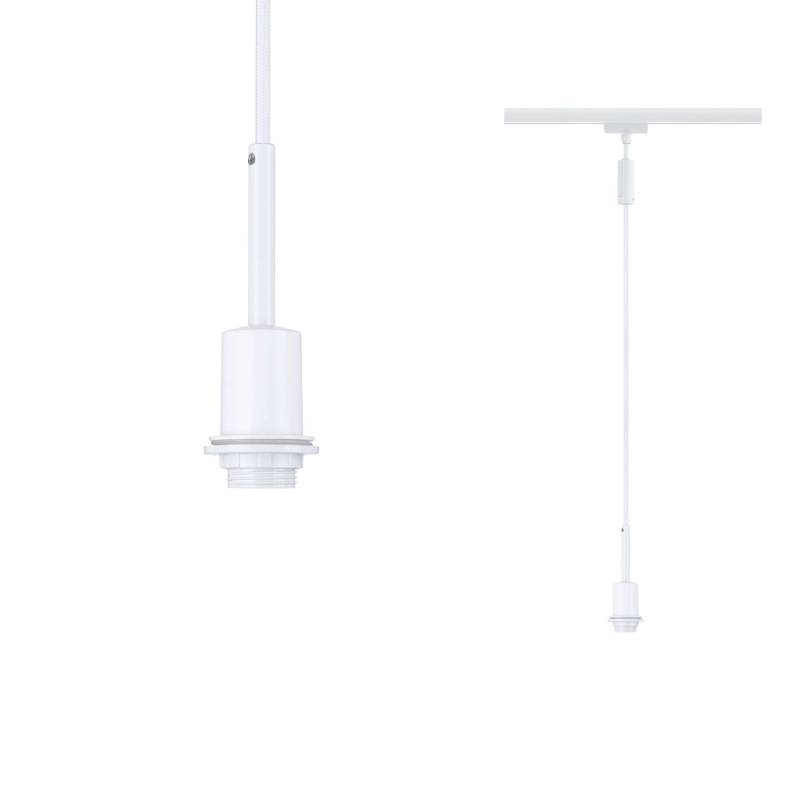 Paulmann Pendelleuchte DecoSystems URail Basic Signalweiß 135 cm x 4,4 cm von Paulmann