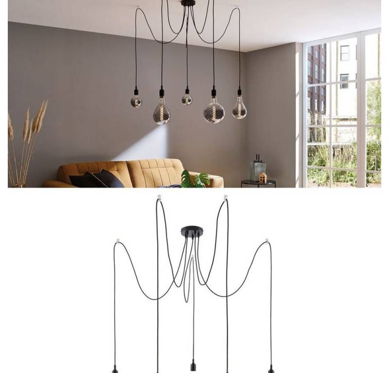 Paulmann Pendelleuchte Pendelleuchte Neordic Ketil E27 Schwarz 5-flammig Paulmann Pendelleuchte Pendelleuchte Neordic Ketil E27 Schwarz 5-flammig von Paulmann