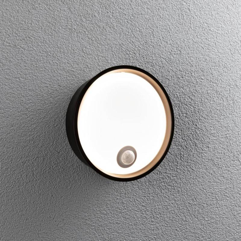 Paulmann Platomo LED-Außenwandlampe Sensor schwarz Paulmann Platomo LED-Außenwandlampe Sensor schwarz von Paulmann