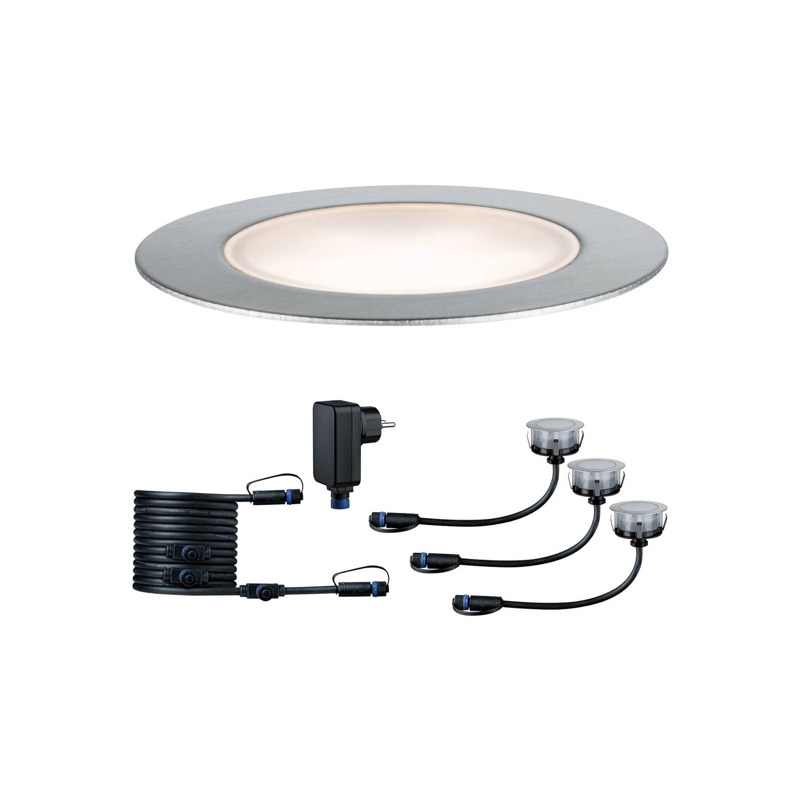 Paulmann Plug & Shine Floor Eco 3er Basisset 3000K von Paulmann