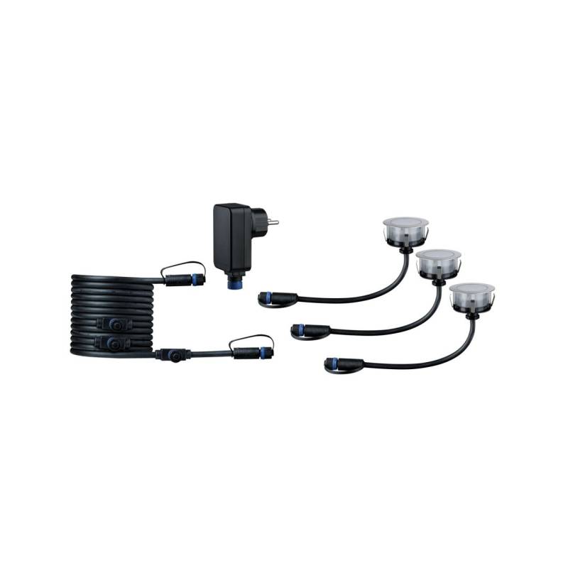 Paulmann Plug & Shine LED Bodeneinbauleuchte Floor insect-friendly 3er-Set von Paulmann