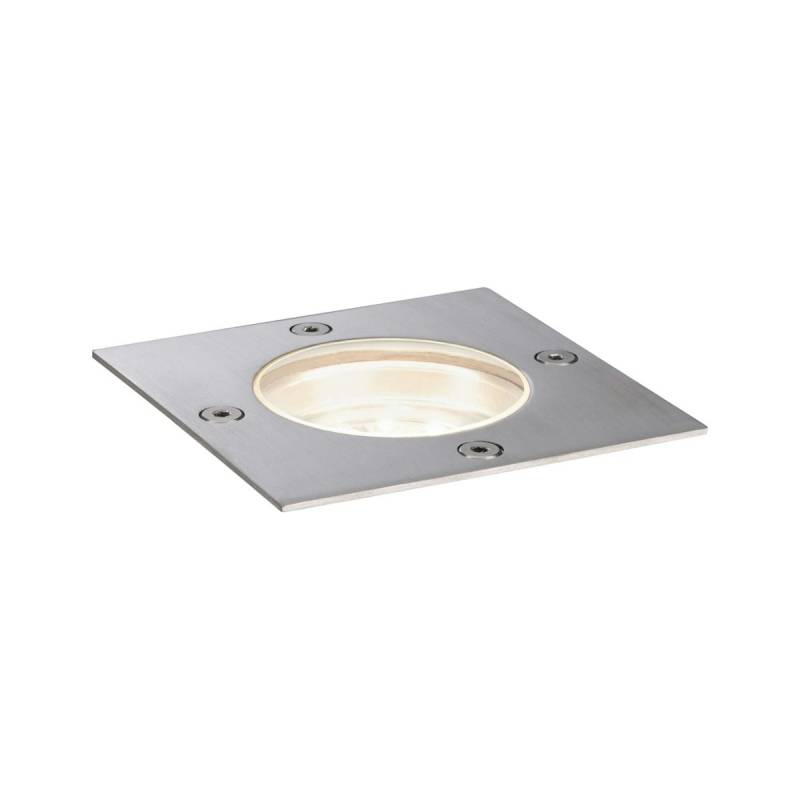 Paulmann Plug & Shine LED Bodeneinbauleuchte Floor Einzelspot aus Edelstahl von Paulmann
