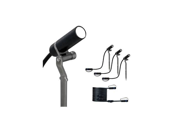 Paulmann Plug & Shine Plantini 3000K 3er-Ergänzung - Schwarz - Modern - Aluminium Paulmann Plug & Shine Plantini 3000K 3er-Ergänzung - Schwarz - Modern - Aluminium von Paulmann