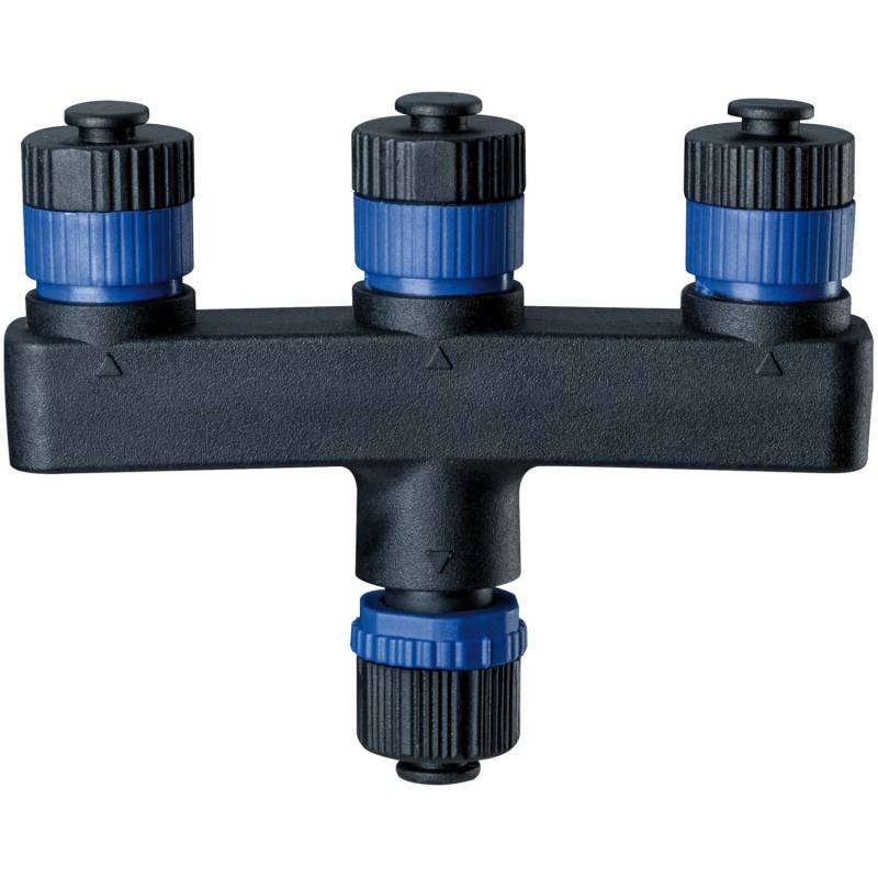 Paulmann Plug & Shine Verteiler 1-in/3-out Schwarz IP68 150 W von Paulmann