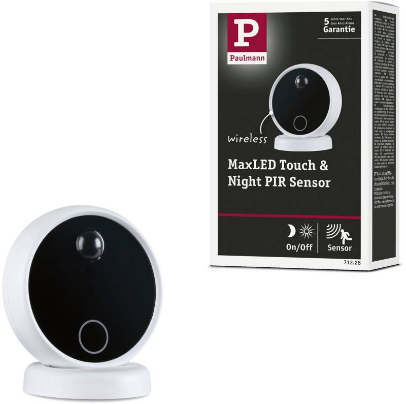 Paulmann Sensor MaxLED DC3V Weiß, Schwarz, (1-St), Memoryfunktion, Dimmer, Ein-/Ausschalter von Paulmann