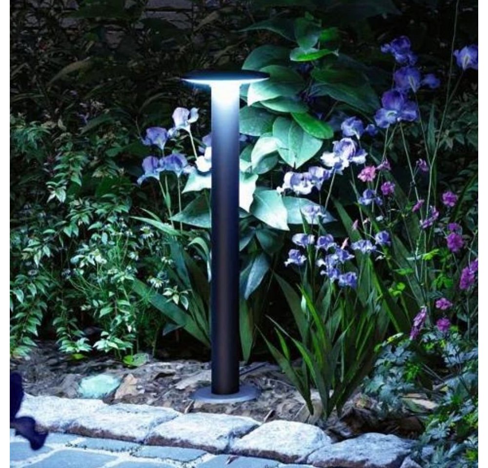 Paulmann Sockelleuchte LED Zigbee Wegeleuchte Plate RGBW in Anthrazit 5W 200lm IP44 mit Dämme, keine Angabe, Leuchtmittel enthalten: Ja, fest verbaut, LED, warmweiss, Pollerleuchte von Paulmann