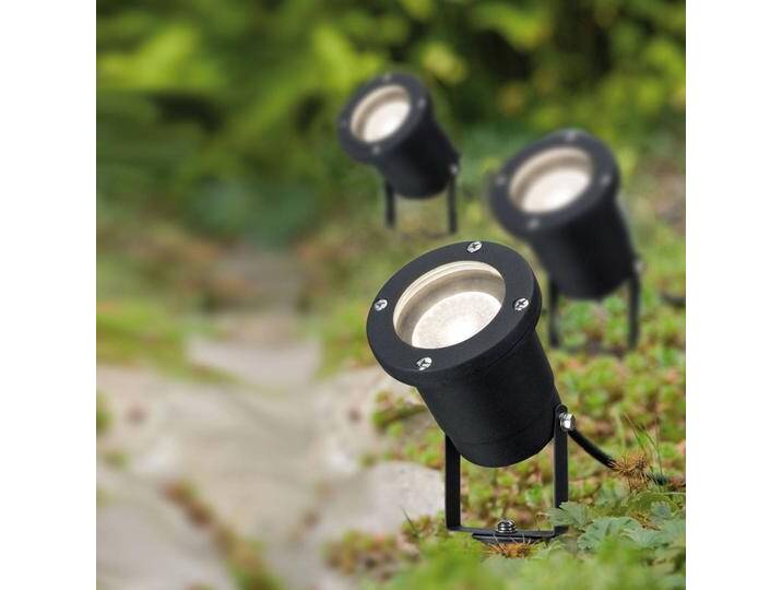 Paulmann Special Line LED-Erdspieß im 3er-Set,GU10 - Schwarz - Aluminium von Paulmann