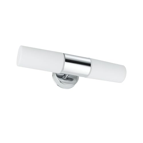 Paulmann 70350 WallCeiling Lenia IP44 max.2x20W E14 Chrom/Opak 230V Metall/Glas Spiegelleuchte Spiegellampe Wandleuchte 703.50 Paulmann 70350 WallCeiling Lenia IP44 max.2x20W E14 Chrom/Opak 230V Metall/Glas Spiegelleuchte Spiegellampe Wandleuchte 703.50 von Paulmann