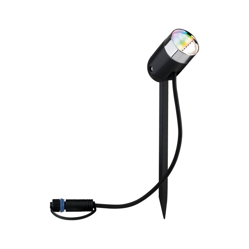 Paulmann Spot 'Plug & Shine Pike' RGBW SH Zigbee Erdspieß 4,5 W von Paulmann