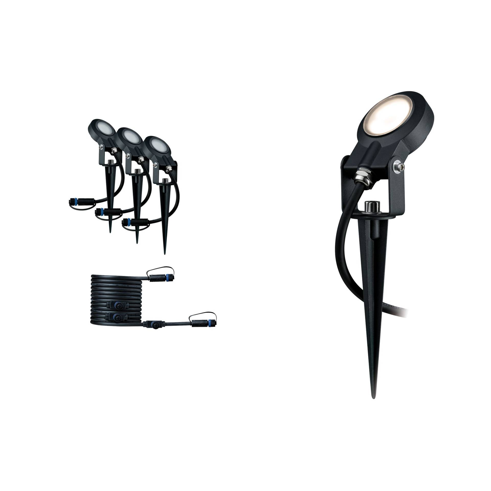 Paulmann Spot 'Plug & Shine Sting' Ergänzungsset Erdspieß 3 x 6 W Paulmann Spot 'Plug & Shine Sting' Ergänzungsset Erdspieß 3 x 6 W von Paulmann