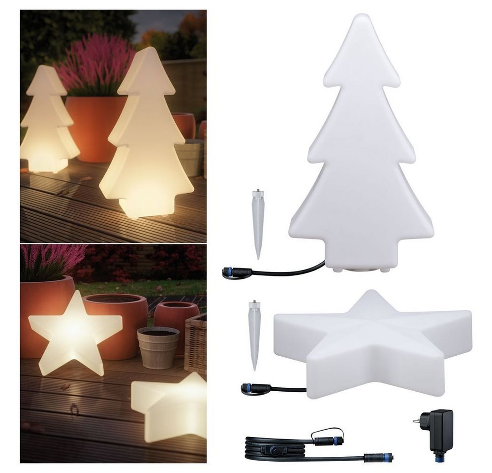 Paulmann Tischleuchte LED Baum und Stern Set Plug&Shine in Weiß, LED Paulmann Tischleuchte LED Baum und Stern Set Plug&Shine in Weiß, LED von Paulmann