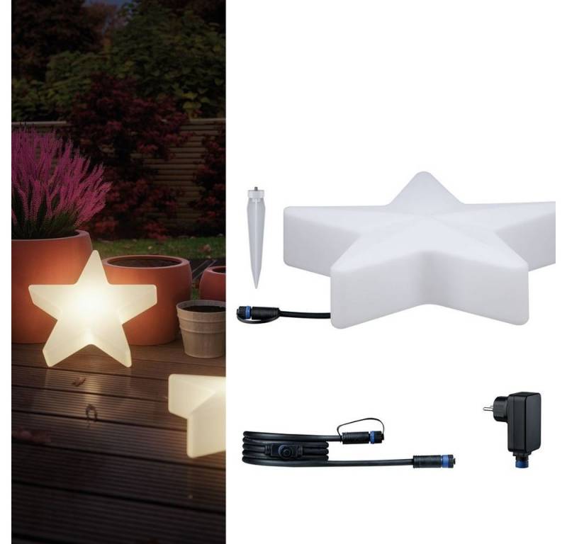 Paulmann Tischleuchte LED Stern Set Plug&Shine in Weiß, LED von Paulmann