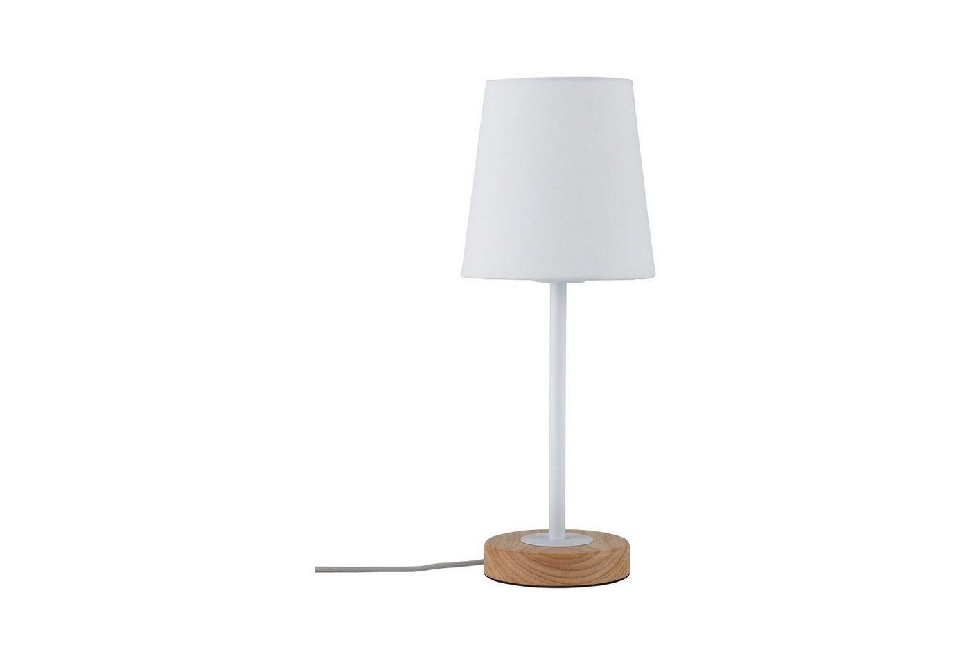 Paulmann Tischleuchte Neordic Stellan max.1x20W E27 Weiß/Holz 230V Stoff/Metall, ohne Leuchtmittel Paulmann Tischleuchte Neordic Stellan max.1x20W E27 Weiß/Holz 230V Stoff/Metall, ohne Leuchtmittel von Paulmann