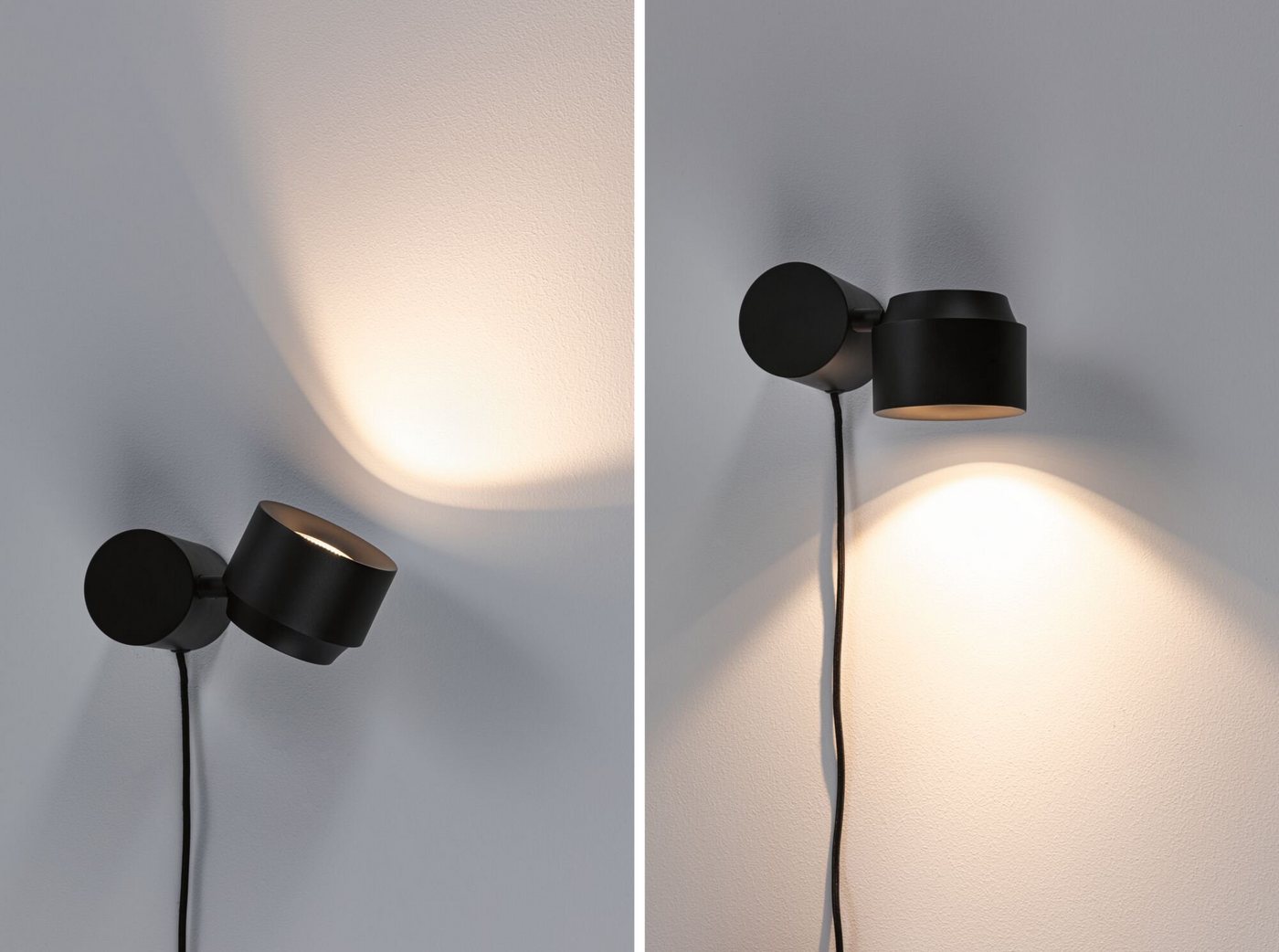 Paulmann Tischleuchte Puric Pane, LED fest integriert, Warmweiß, LED, dimmbar, Schwarz/Grau, Metall Paulmann Tischleuchte Puric Pane, LED fest integriert, Warmweiß, LED, dimmbar, Schwarz/Grau, Metall von Paulmann
