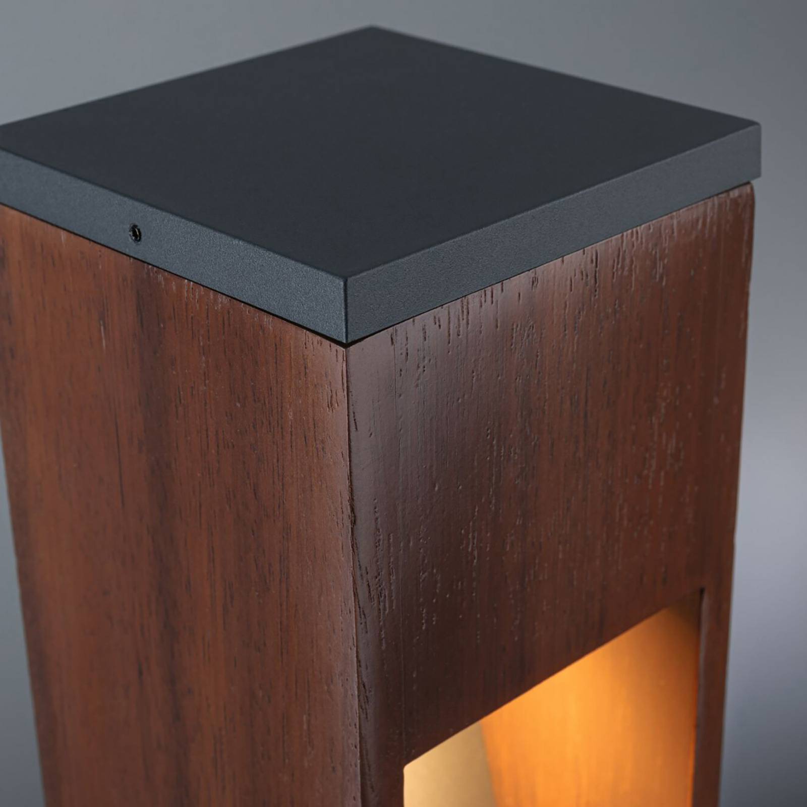 Paulmann Trabia LED-Sockelleuchte Holz, Höhe 40 cm von Paulmann
