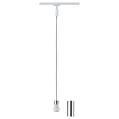 Paulmann URail 2Easy Basic Pendel max. 1x20W E27 Weiß/Chrom 230V Metall Paulmann URail 2Easy Basic Pendel max. 1x20W E27 Weiß/Chrom 230V Metall von Paulmann