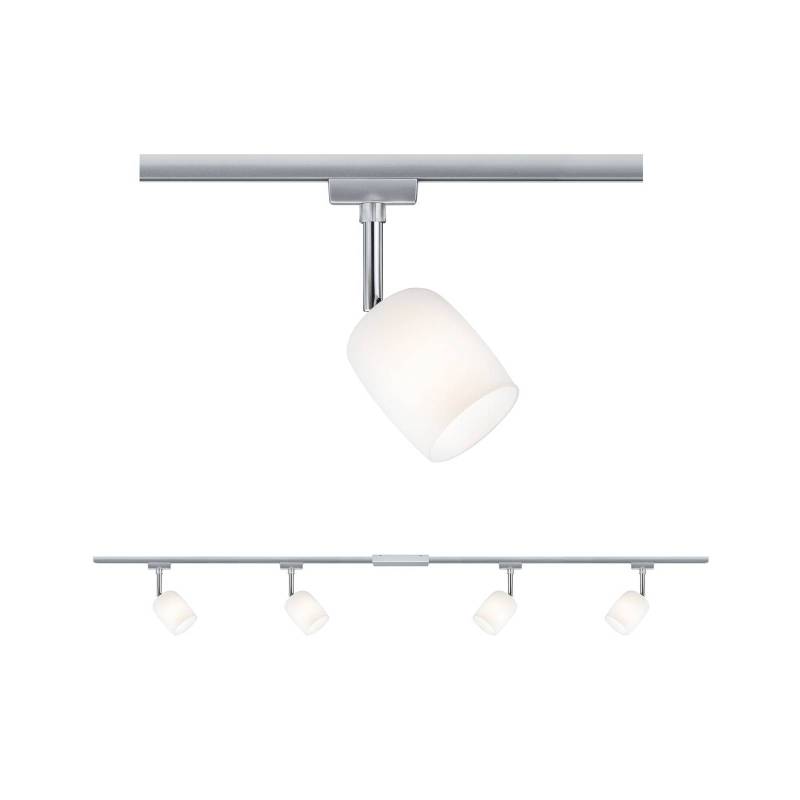 Paulmann URail Blossom 4x-Basisset chrom/satiniert von Paulmann