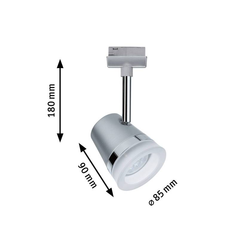 Paulmann URail Cone, ZigBee, CCT, chrom matt Paulmann URail Cone, ZigBee, CCT, chrom matt von Paulmann