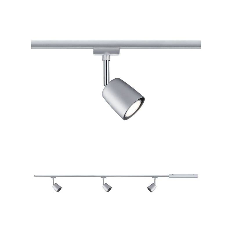 Paulmann URail Cover Set, 3 Spots, Schiene, chrom von Paulmann