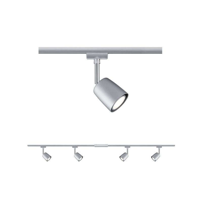 Paulmann URail Cover Set, 4 Spots, 2xSchiene chrom von Paulmann