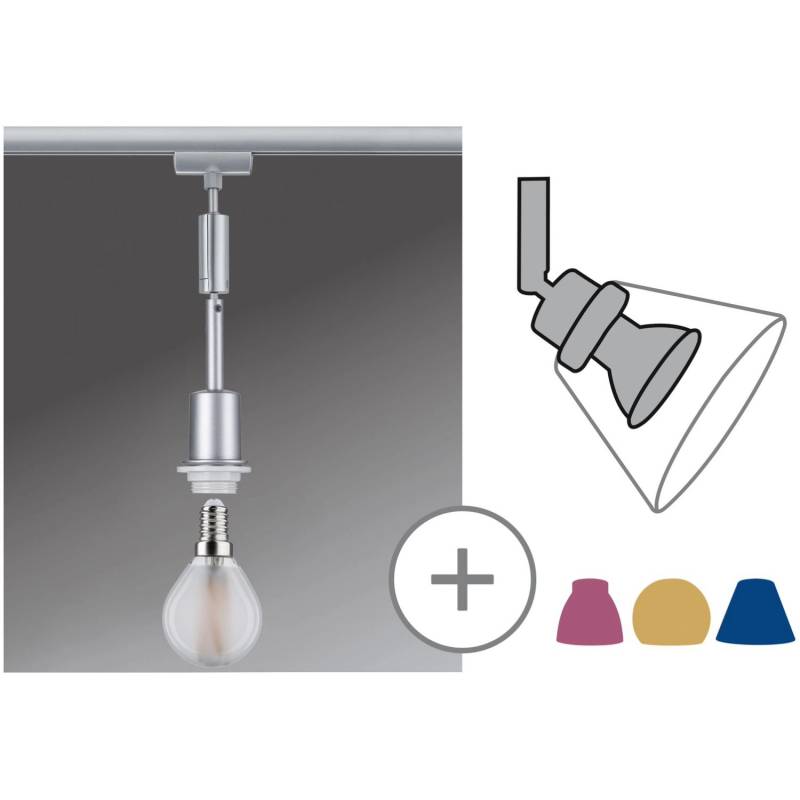 Paulmann URail DecoSystems Pendel Chrom matt max. 1x20W E14 ohne Leuchtmittel Paulmann URail DecoSystems Pendel Chrom matt max. 1x20W E14 ohne Leuchtmittel von Paulmann