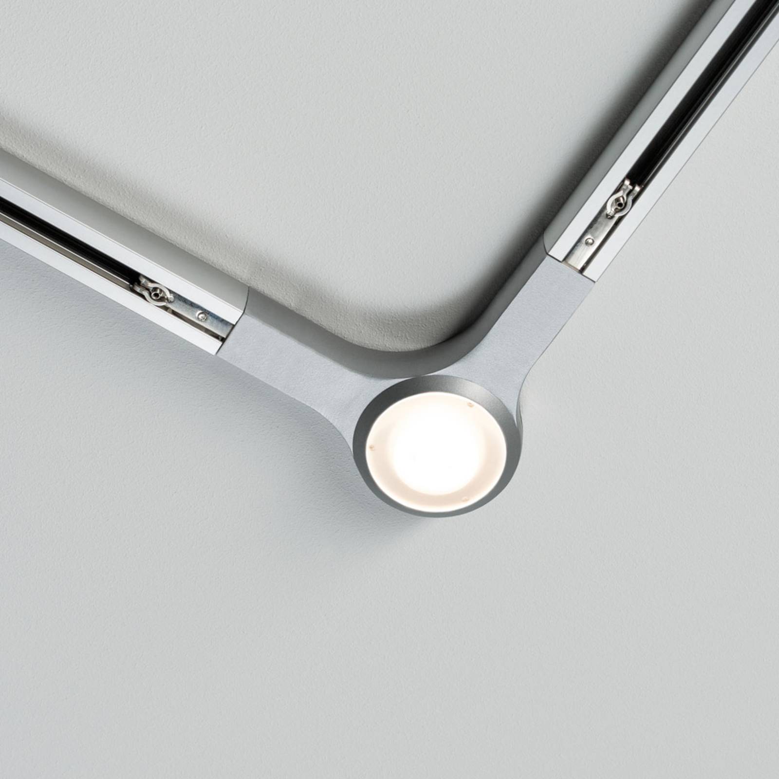Paulmann URail LED L-Connector, chrom matt von Paulmann