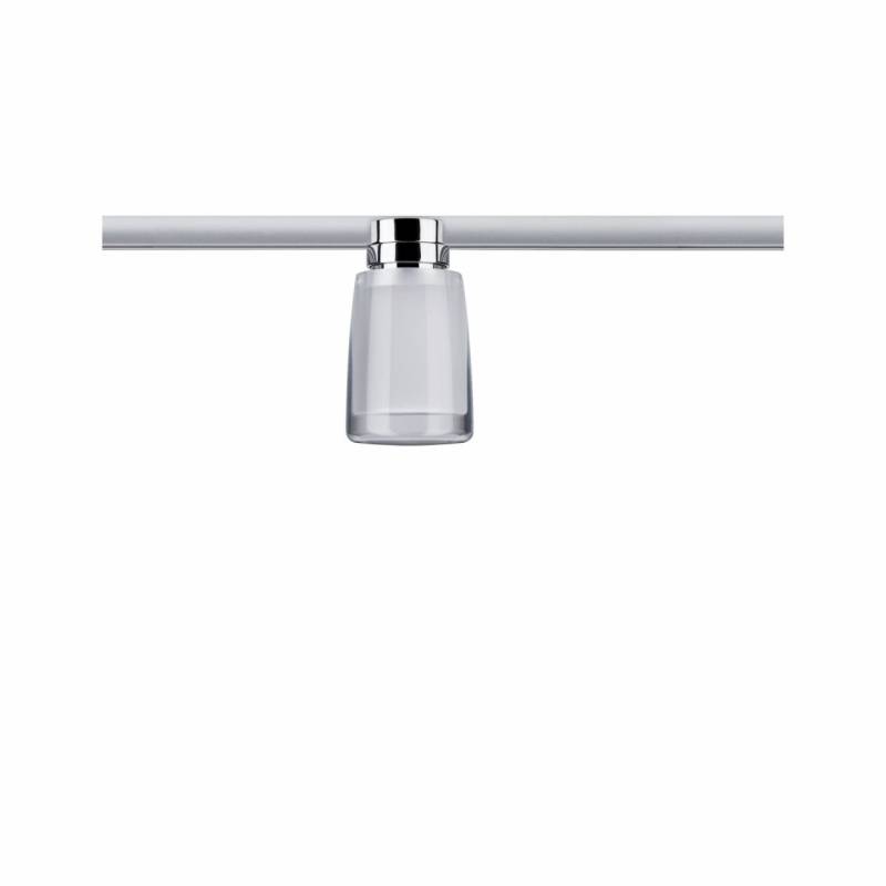 Paulmann URail LED Spot Ceiling Safira chrom klar satin von Paulmann