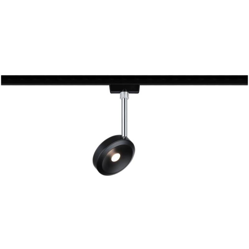 Paulmann URail LED-Spot Discus 5W Schwarz matt/Chrom 2700K dimmbar von Paulmann